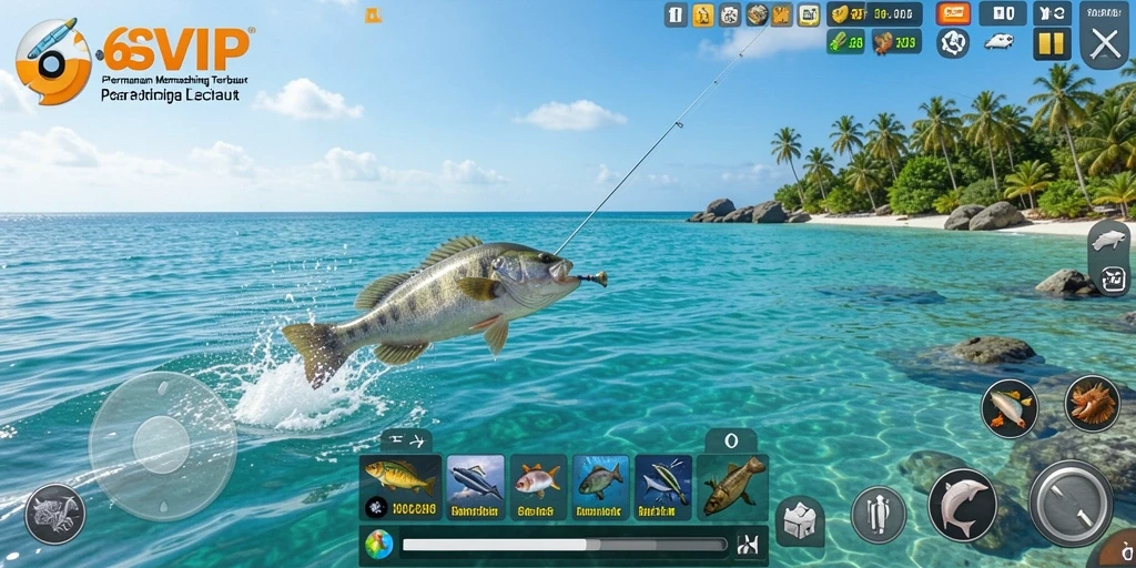 Tangkapan ikan besar dalam gameplay 6SVIP yang seru.