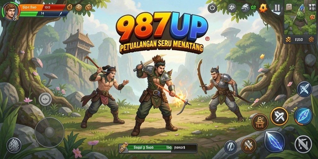 Tampilan gameplay 987UP yang seru dan penuh tantangan.