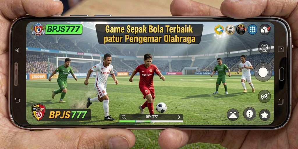 Gameplay menyenangkan dalam BPJS777 dengan aksi sepak bola yang intens.