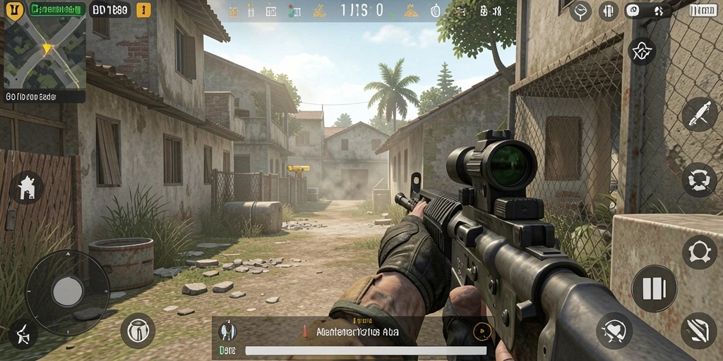 Tangkapan layar gameplay intens dari DV188 dengan aksi menembak yang mendebarkan.