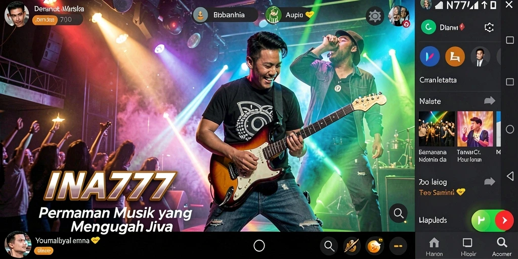 Tampilan gameplay <strong>INA777</strong> yang penuh warna dan interaktif.