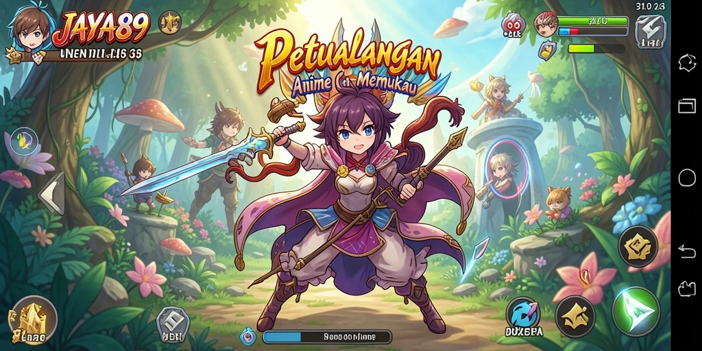 Screenshot utama JAYA89 menampilkan aksi pertarungan yang mendebarkan.