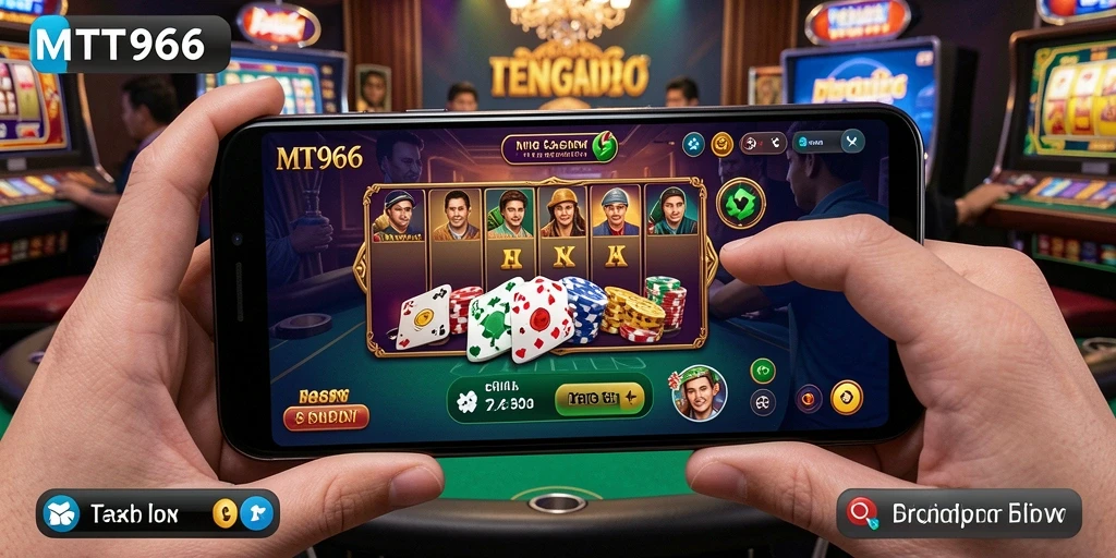 Tampilan gameplay Live Casino yang mendebarkan di MT966.