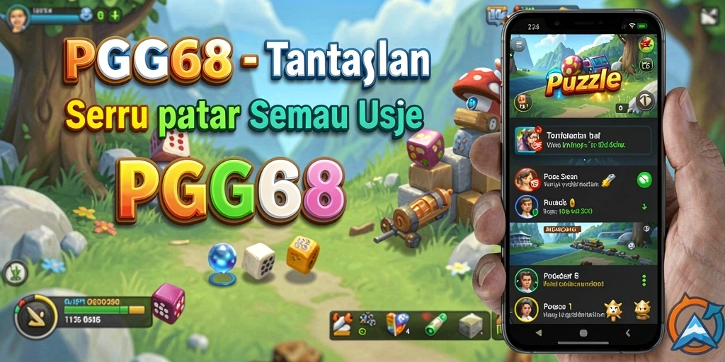 Screenshot gameplay PGG68 menampilkan puzzle yang seru dan menantang.