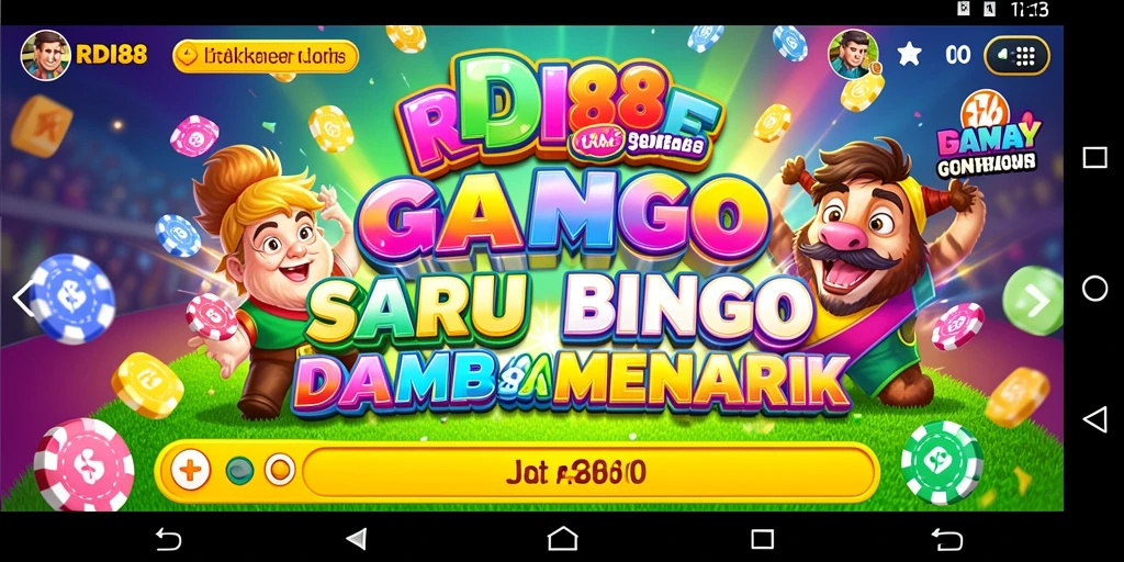 Tampilan gameplay seru dalam RDI88 dengan suasana Bingo yang menyenangkan.