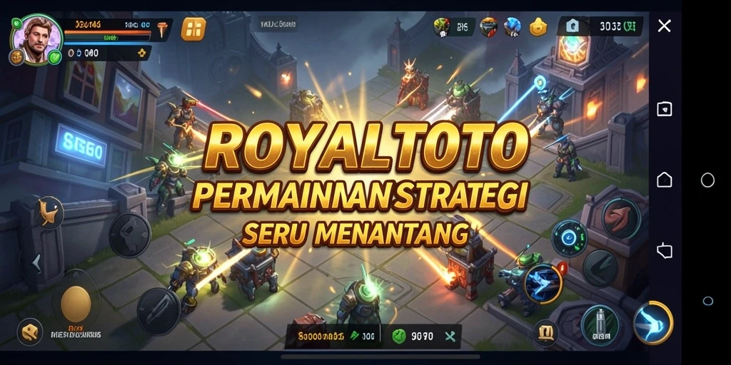 Tampilan gameplay menegangkan dari ROYALTOTO yang memerlukan strategi matang.