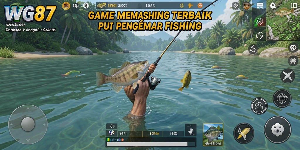 Screenshot gameplay WG87 dengan visual memancing yang menakjubkan.
