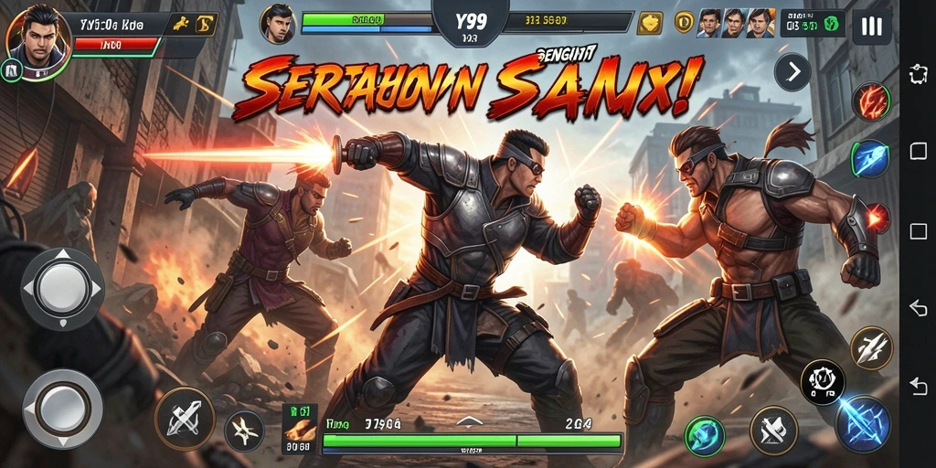 Gambaran gameplay mendebarkan Y89 yang penuh aksi.