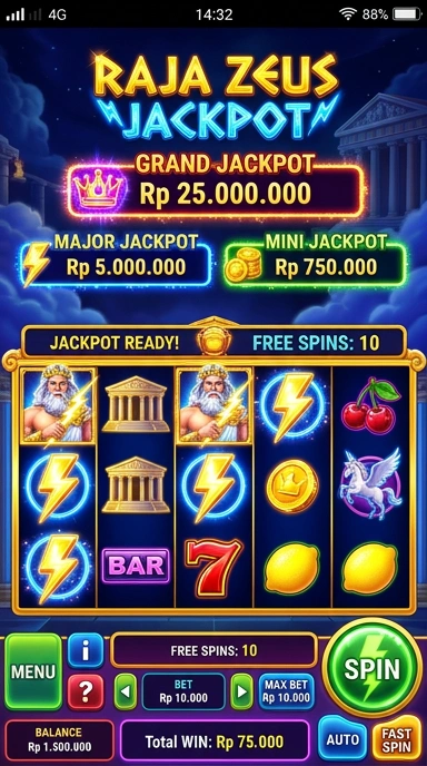Ilustrasi berbagai kategori aplikasi yang tersedia di rajazeus.